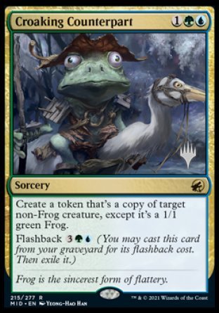 Croaking Counterpart (Promo Pack) [Innistrad: Midnight Hunt Promos] | Pegasus Games WI