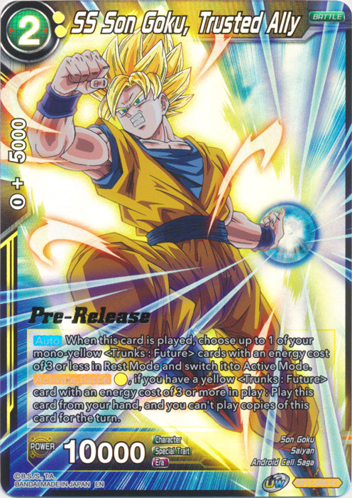 SS Son Goku, Trusted Ally (BT13-095) [Supreme Rivalry Prerelease Promos] | Pegasus Games WI