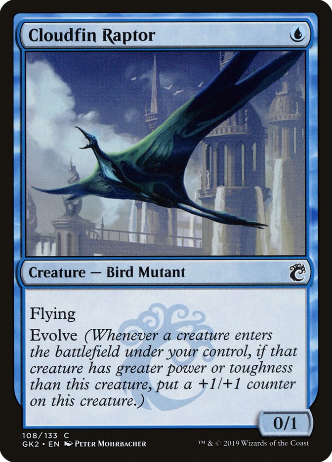 Cloudfin Raptor [Ravnica Allegiance Guild Kit] | Pegasus Games WI