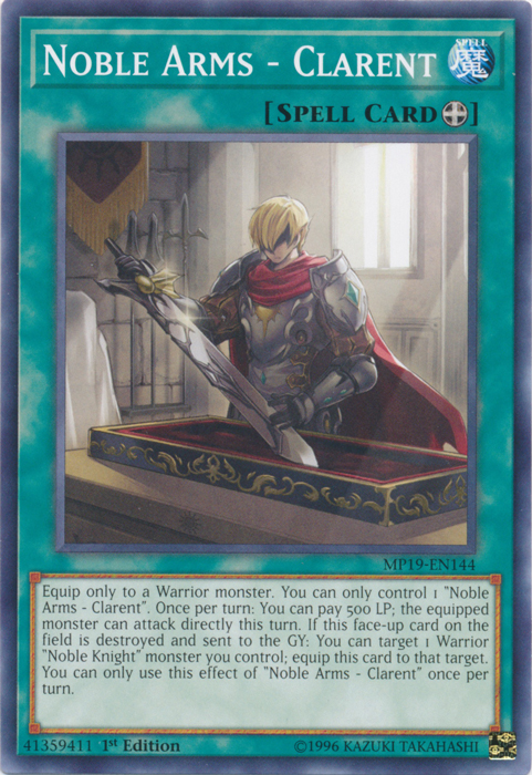 Noble Arms - Clarent [MP19-EN144] Common | Pegasus Games WI