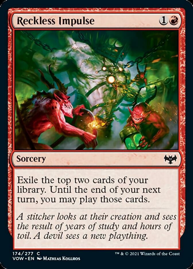 Reckless Impulse [Innistrad: Crimson Vow] | Pegasus Games WI