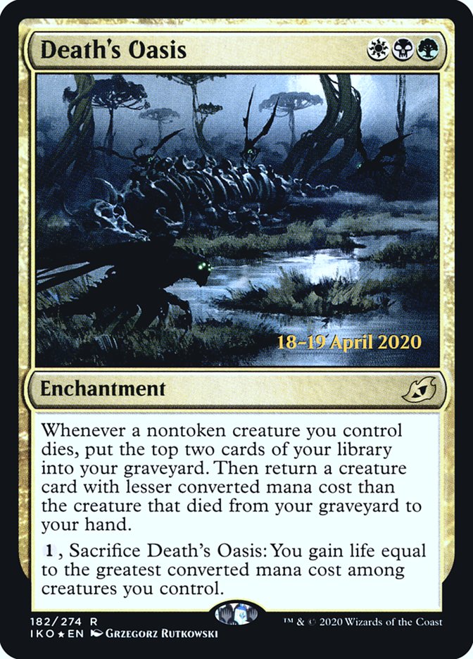 Death's Oasis [Ikoria: Lair of Behemoths Prerelease Promos] | Pegasus Games WI