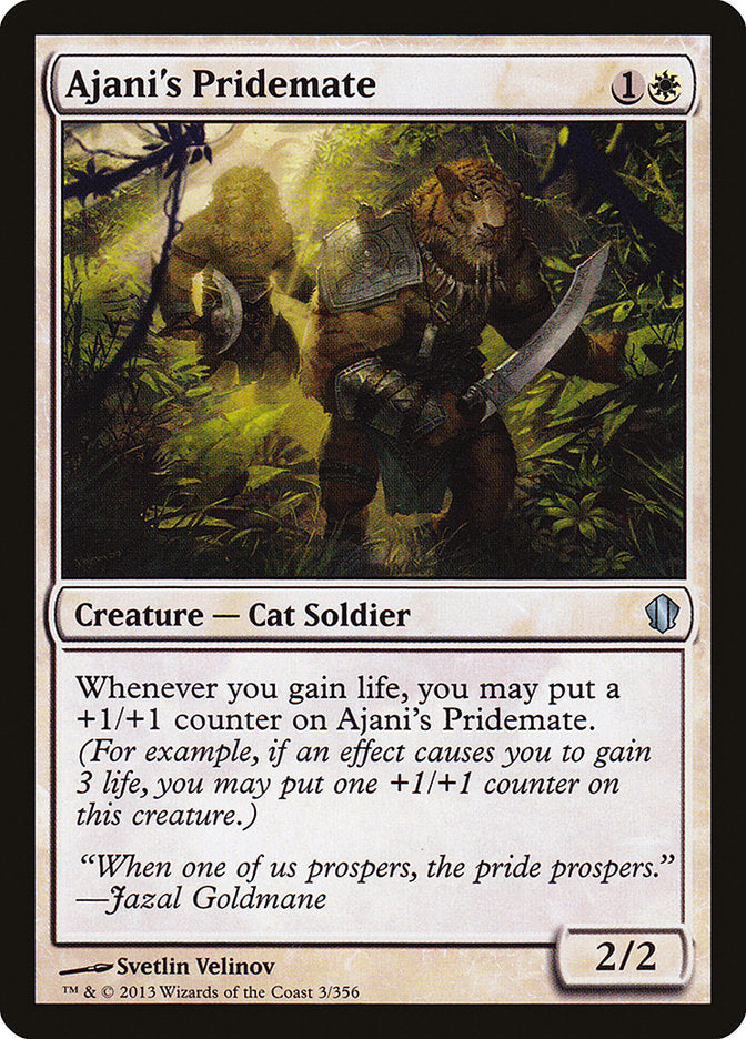 Ajani's Pridemate [Commander 2013] | Pegasus Games WI