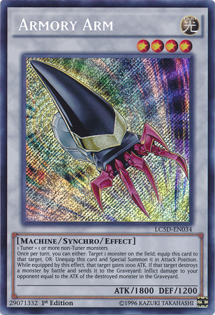 Armory Arm [LC5D-EN034] Secret Rare | Pegasus Games WI