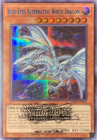 Blue-Eyes Alternative White Dragon [SBPR-EN003] Secret Rare | Pegasus Games WI