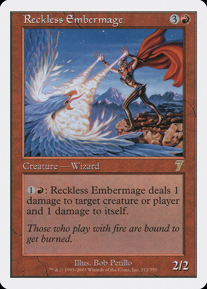 Reckless Embermage [Seventh Edition] | Pegasus Games WI