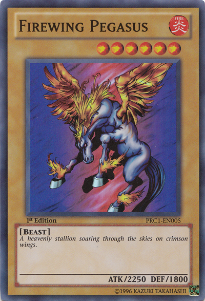 Firewing Pegasus [PRC1-EN005] Super Rare | Pegasus Games WI