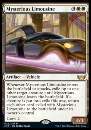 Mysterious Limousine (Promo Pack) [Streets of New Capenna Promos] | Pegasus Games WI