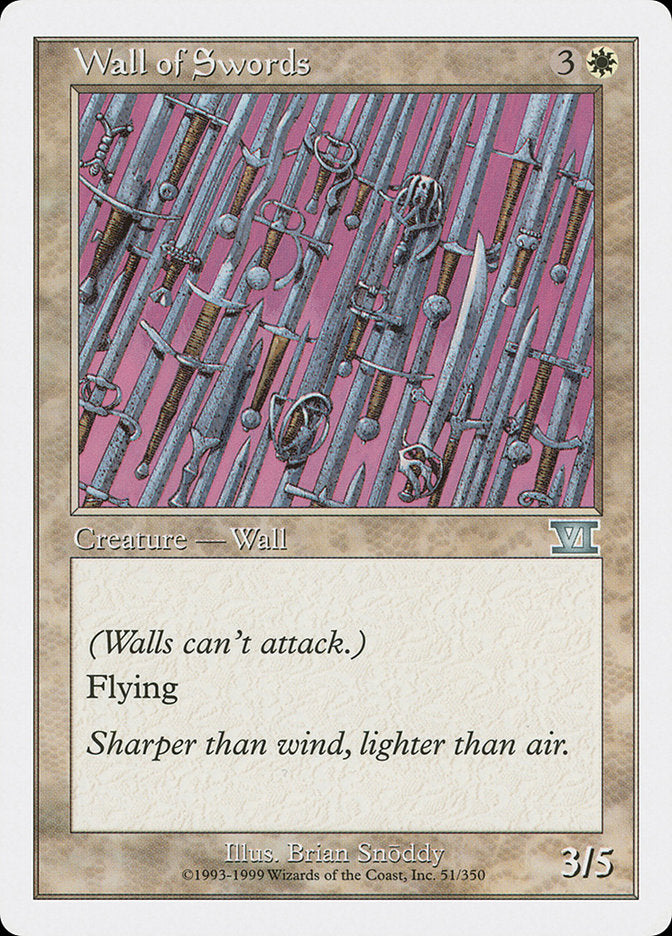 Wall of Swords [Classic Sixth Edition] | Pegasus Games WI