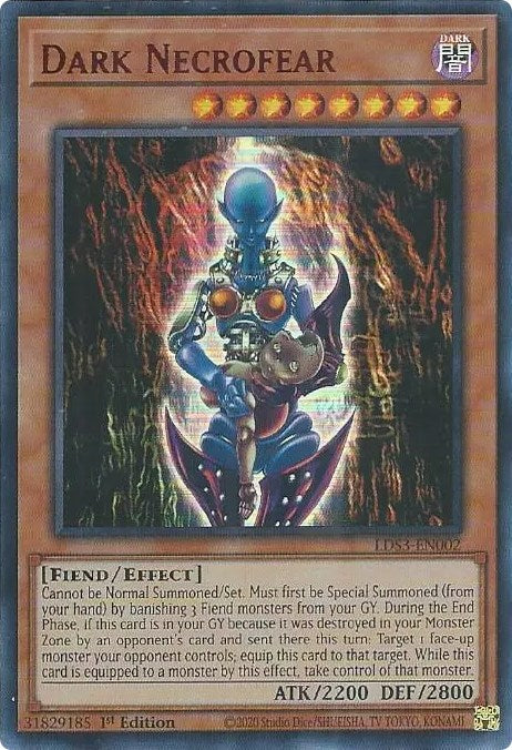 Dark Necrofear (Red) [LDS3-EN002] Ultra Rare | Pegasus Games WI