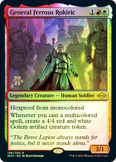 General Ferrous Rokiric [Modern Horizons 2 Prerelease Promos] | Pegasus Games WI