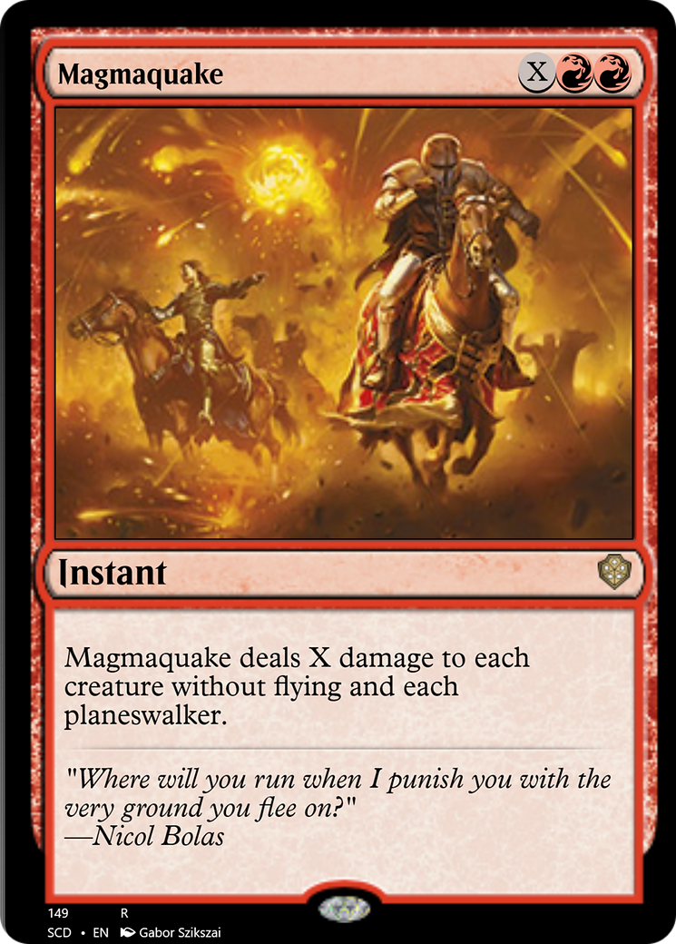 Magmaquake [Starter Commander Decks] | Pegasus Games WI