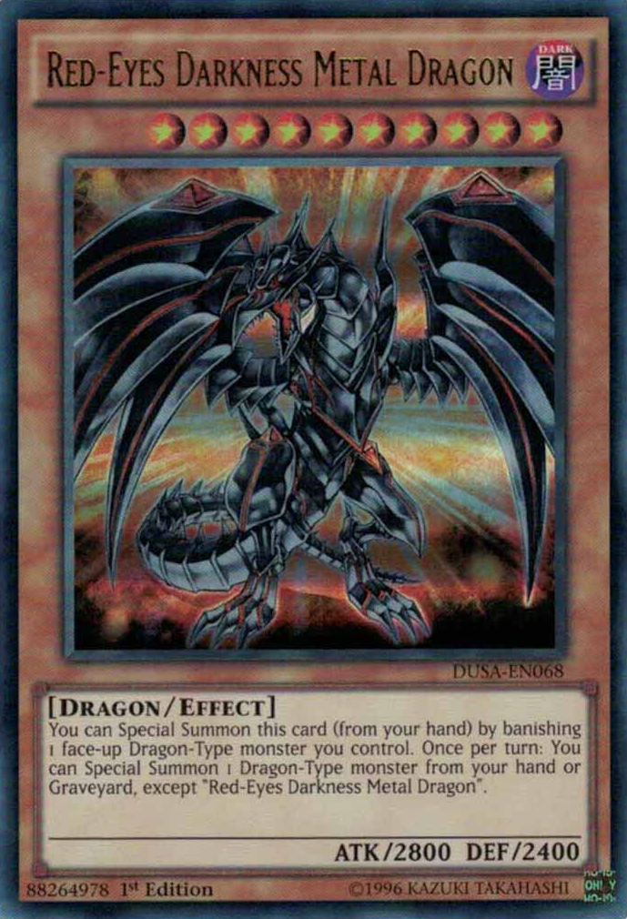 Red-Eyes Darkness Metal Dragon [DUSA-EN068] Ultra Rare | Pegasus Games WI