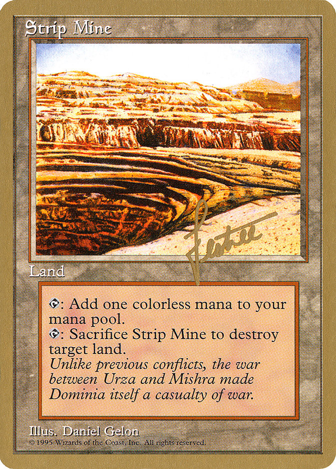 Strip Mine (Bertrand Lestree) [Pro Tour Collector Set] | Pegasus Games WI