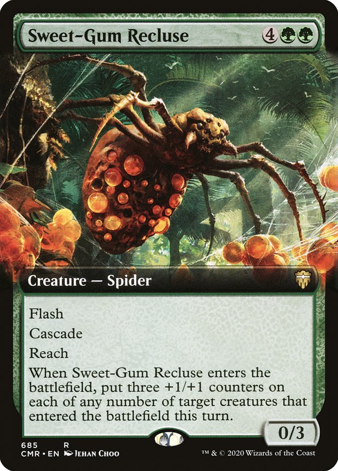 Sweet-Gum Recluse (Extended Art) [Commander Legends] | Pegasus Games WI