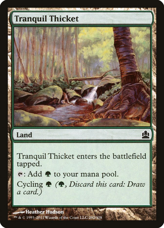 Tranquil Thicket [Commander 2011] | Pegasus Games WI