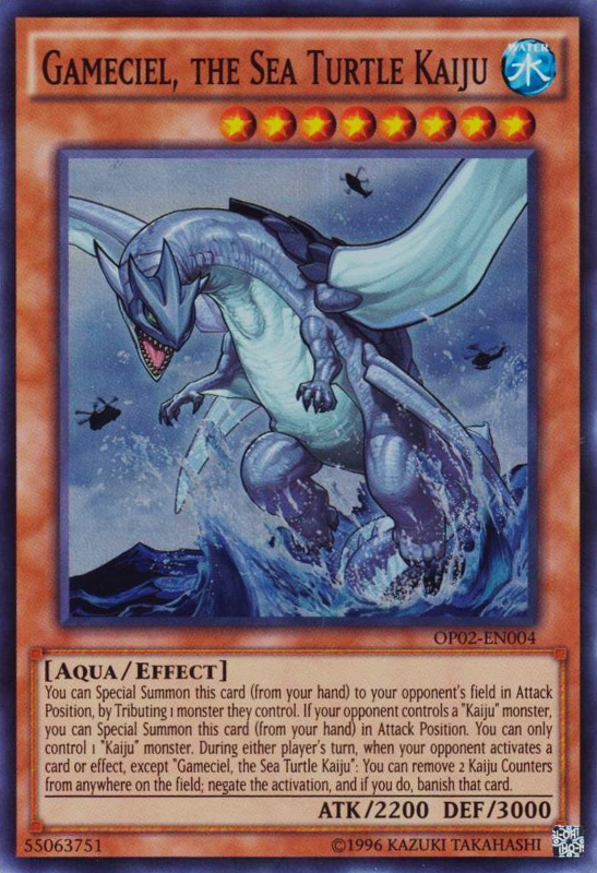 Gameciel, the Sea Turtle Kaiju [OP02-EN004] Super Rare | Pegasus Games WI