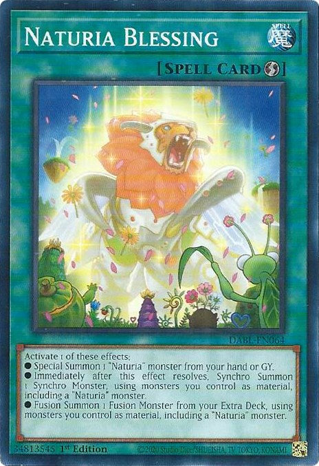 Naturia Blessing [DABL-EN064] Common | Pegasus Games WI