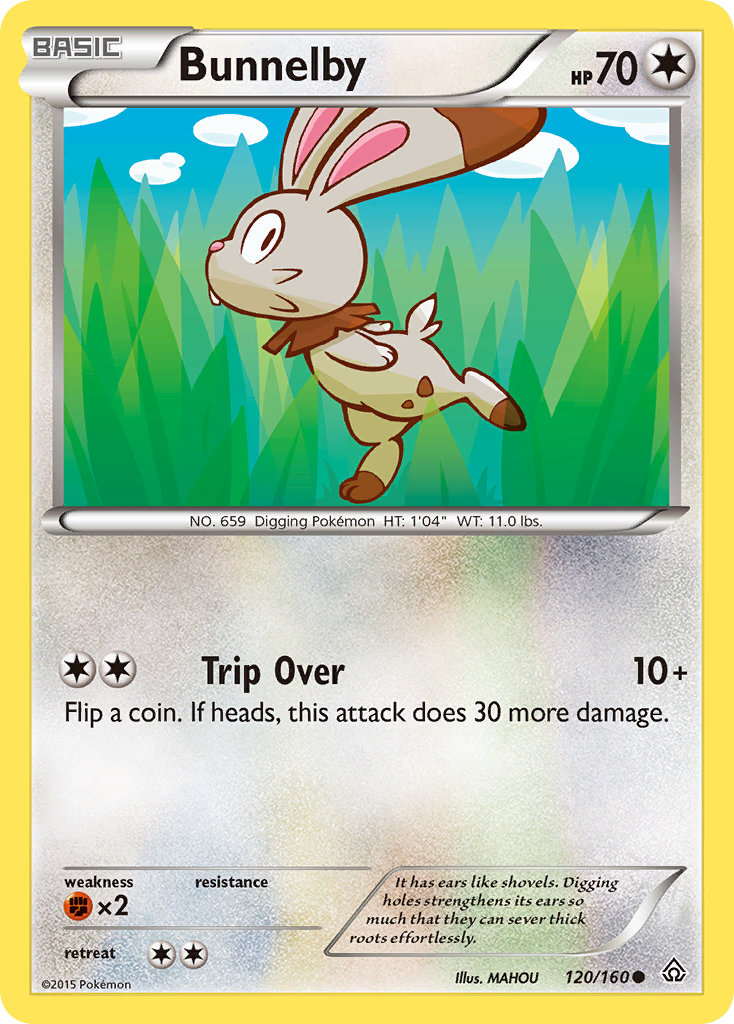 Bunnelby (120/160) [XY: Primal Clash] | Pegasus Games WI