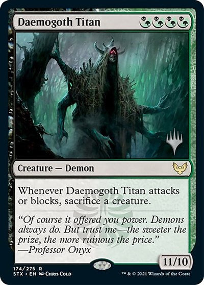 Daemogoth Titan (Promo Pack) [Strixhaven: School of Mages Promos] | Pegasus Games WI