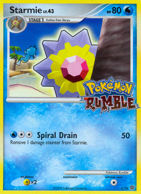 Starmie (5/16) [Pokémon Rumble] | Pegasus Games WI