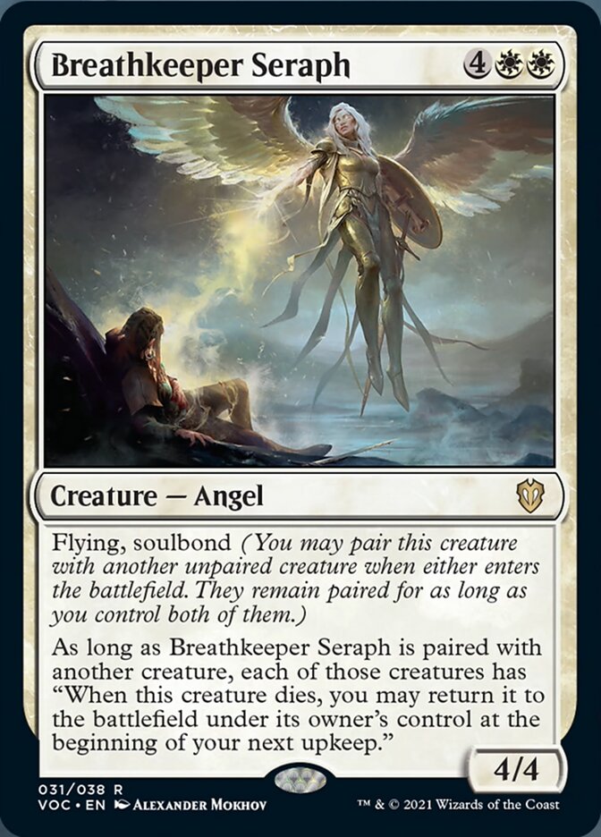 Breathkeeper Seraph [Innistrad: Crimson Vow Commander] | Pegasus Games WI