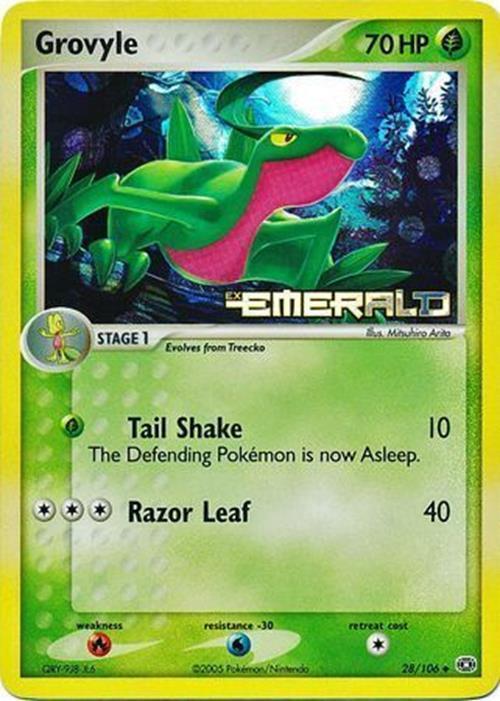 Grovyle (28/106) (Stamped) [EX: Emerald] | Pegasus Games WI