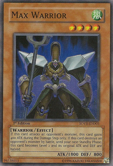 Max Warrior [SOVR-EN003] Super Rare | Pegasus Games WI