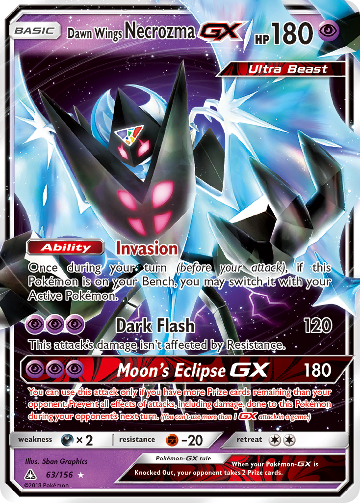 Dawn Wings Necrozma GX (63/156) [Sun & Moon: Ultra Prism] | Pegasus Games WI