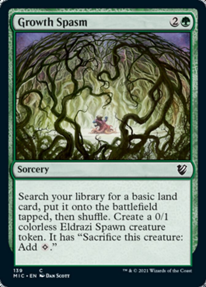 Growth Spasm [Innistrad: Midnight Hunt Commander] | Pegasus Games WI