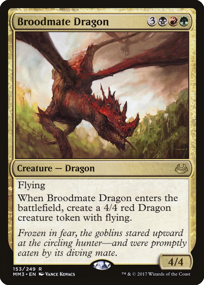 Broodmate Dragon [Modern Masters 2017] | Pegasus Games WI