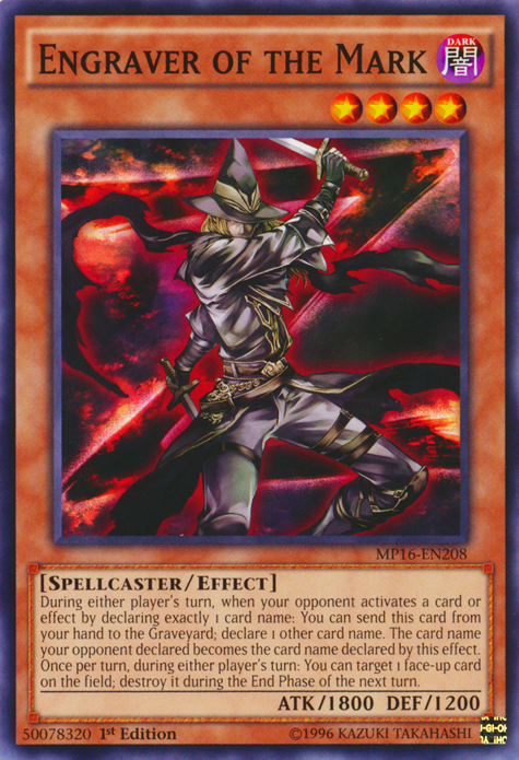 Engraver of the Mark [MP16-EN208] Common | Pegasus Games WI