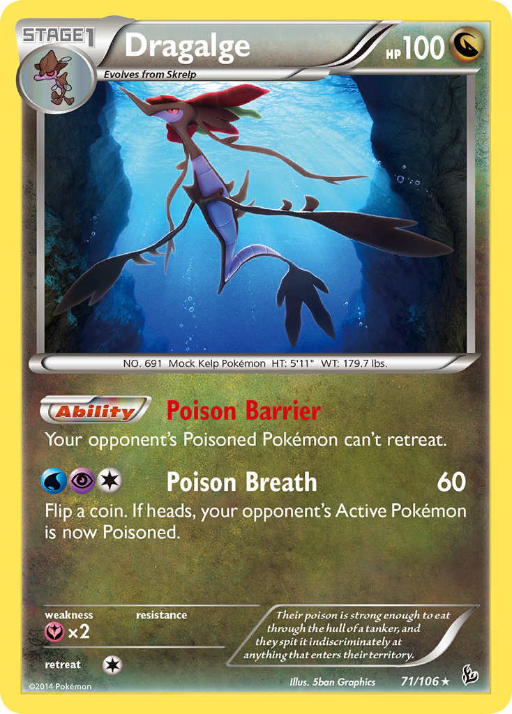 Dragalge (71/106) [XY: Flashfire] | Pegasus Games WI