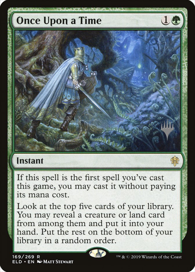 Once Upon a Time (Promo Pack) [Throne of Eldraine Promos] | Pegasus Games WI