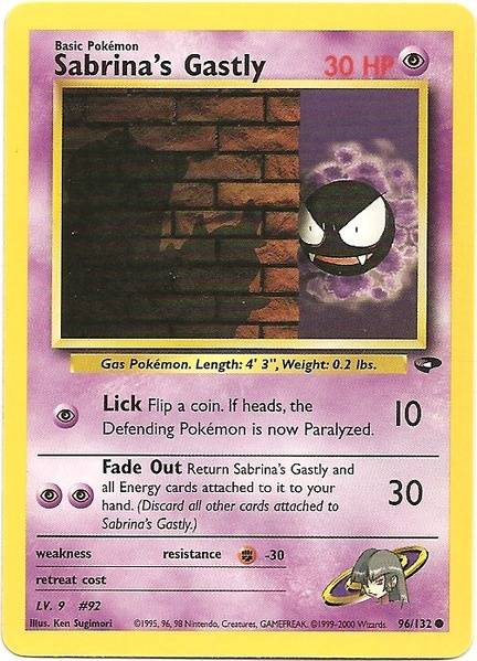 Sabrina's Gastly (96/132) [Gym Challenge Unlimited] | Pegasus Games WI