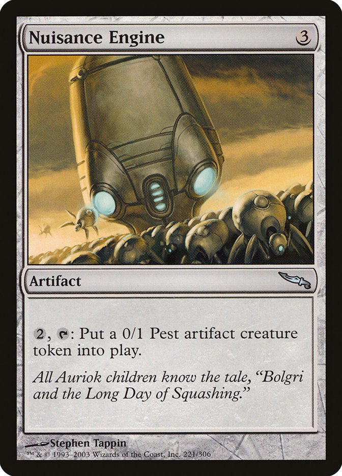 Nuisance Engine [Mirrodin] | Pegasus Games WI