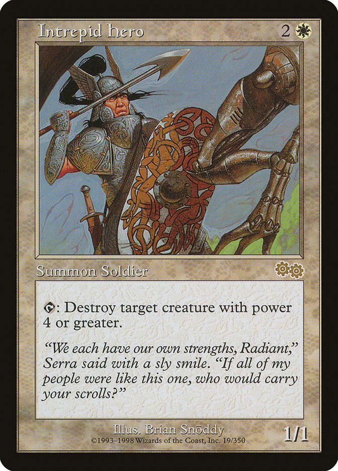 Intrepid Hero [Urza's Saga] | Pegasus Games WI