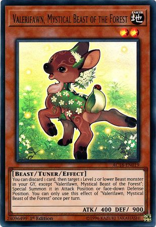 Valerifawn, Mystical Beast of the Forest [AC18-EN019] Ultra Rare | Pegasus Games WI