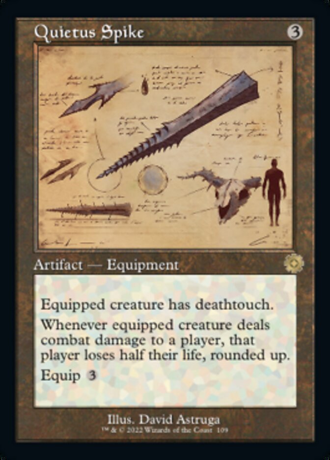 Quietus Spike (Retro Schematic) [The Brothers' War Retro Artifacts] | Pegasus Games WI