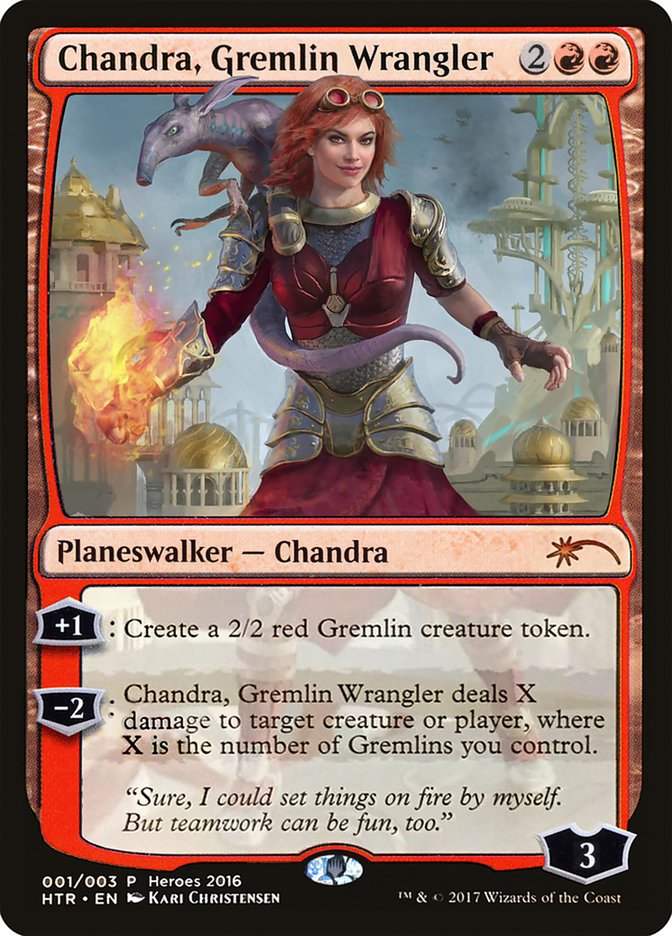 Chandra, Gremlin Wrangler [Heroes of the Realm] | Pegasus Games WI