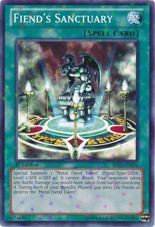 Fiend's Sanctuary [BP01-EN076] Starfoil Rare | Pegasus Games WI