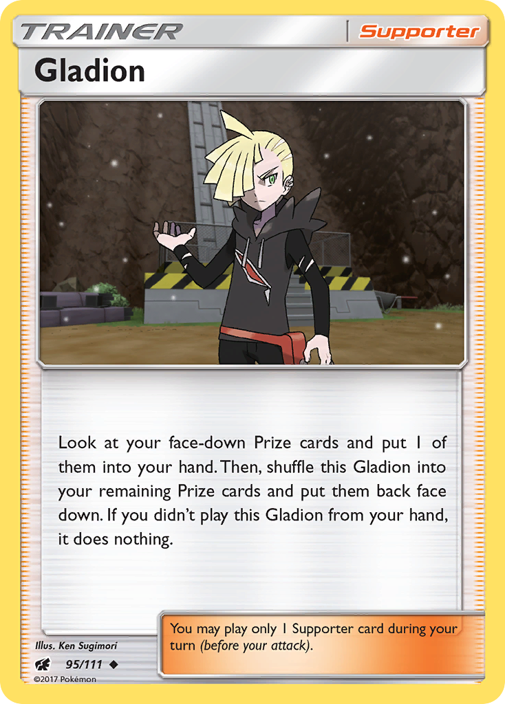 Gladion (95/111) [Sun & Moon: Crimson Invasion] | Pegasus Games WI