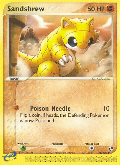 Sandshrew (75/100) [EX: Sandstorm] | Pegasus Games WI