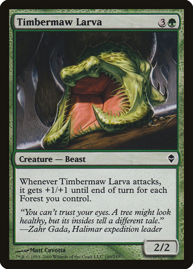 Timbermaw Larva [Zendikar] | Pegasus Games WI