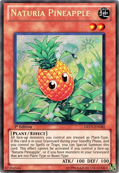 Naturia Pineapple [DREV-EN082] Secret Rare | Pegasus Games WI