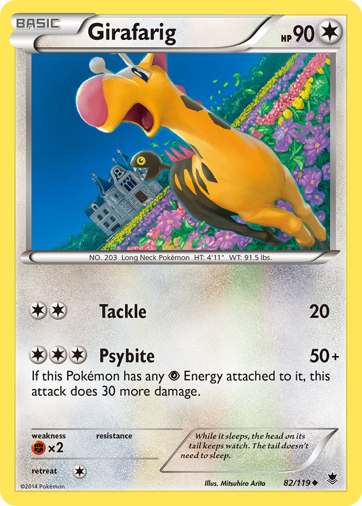 Girafarig (82/119) [XY: Phantom Forces] | Pegasus Games WI