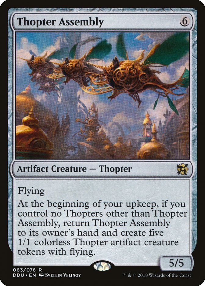 Thopter Assembly [Duel Decks: Elves vs. Inventors] | Pegasus Games WI