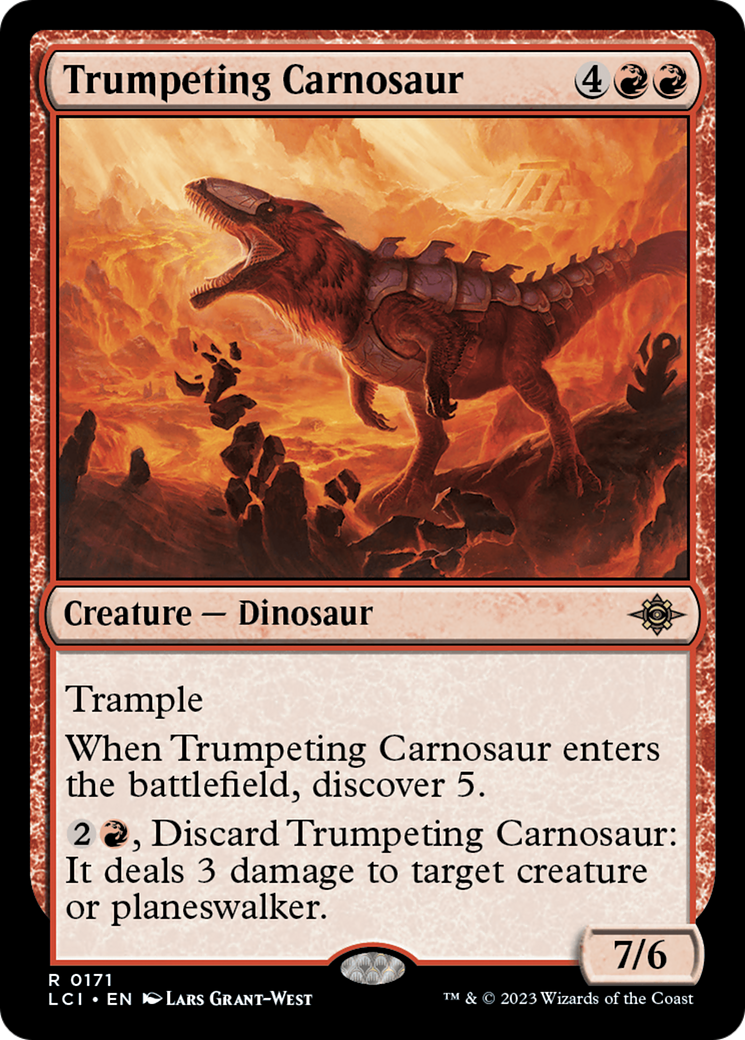 Trumpeting Carnosaur [The Lost Caverns of Ixalan] | Pegasus Games WI