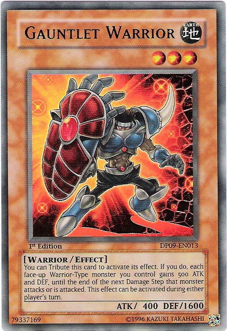 Gauntlet Warrior [DP09-EN013] Ultra Rare | Pegasus Games WI