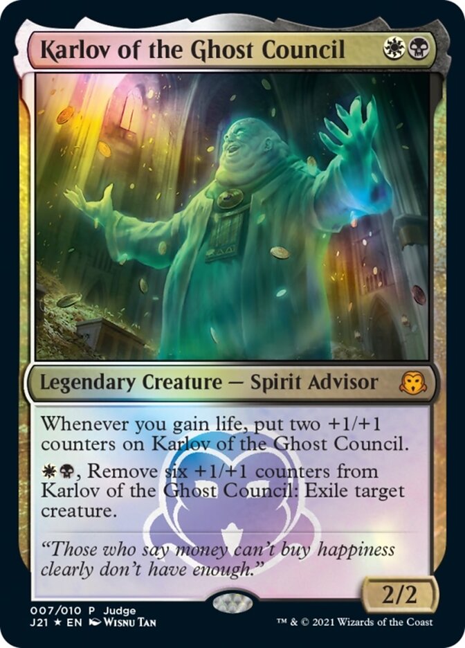 Karlov of the Ghost Council [Judge Gift Cards 2021] | Pegasus Games WI